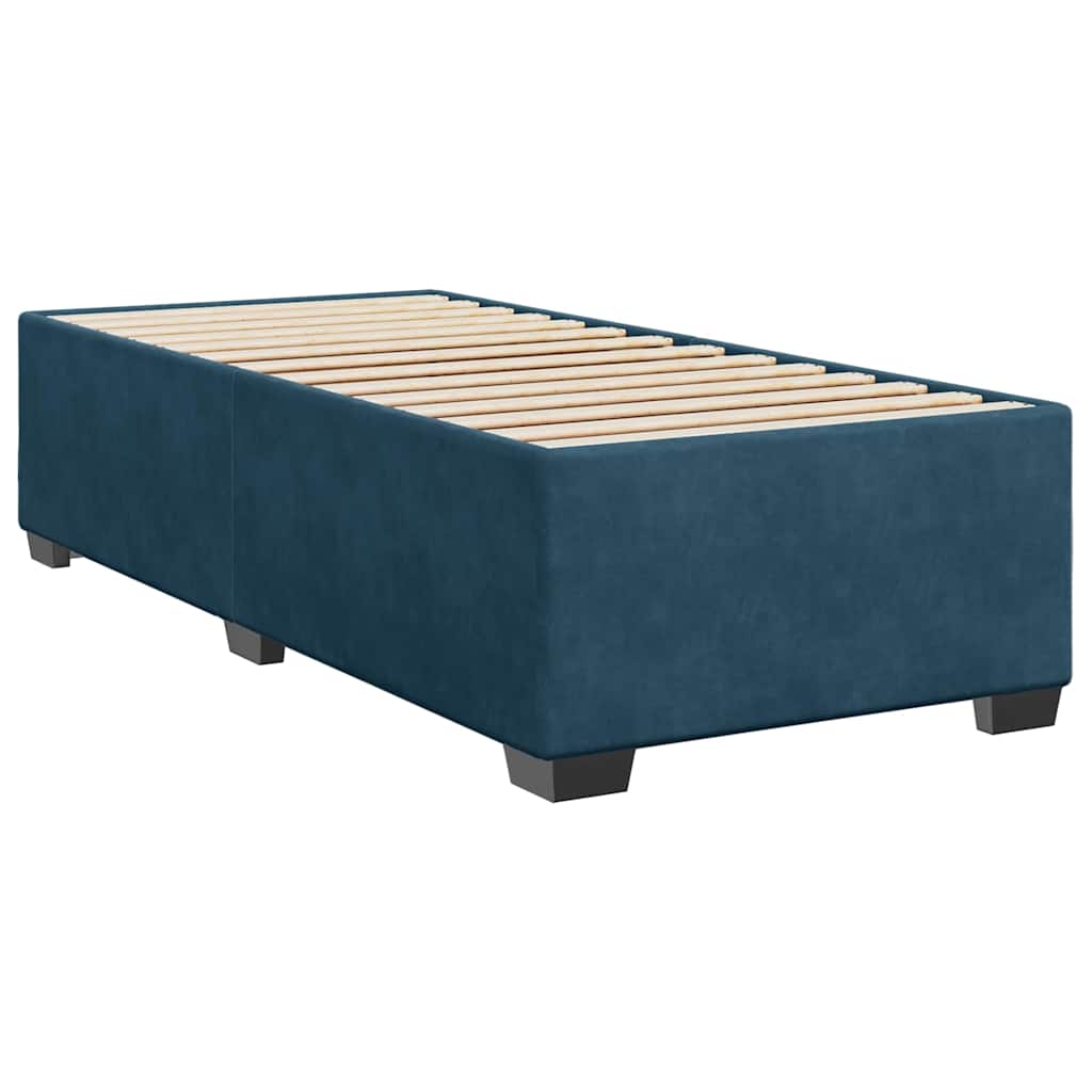 Giroletto Blu 90x190 cm in Velluto