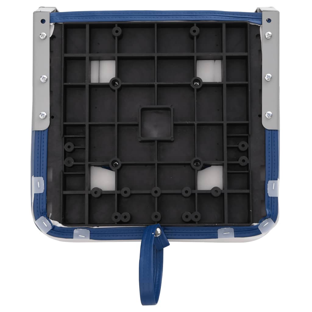 Sedile per Barca con Schienale Alto Pieghevole 39x43x58 cm
