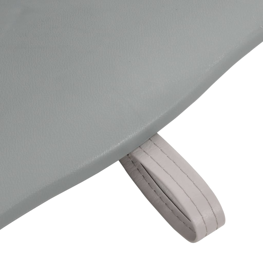 Set Sedile Barca Pieghevole 2pz Senza Cuscino Grigio 48x51x41cm