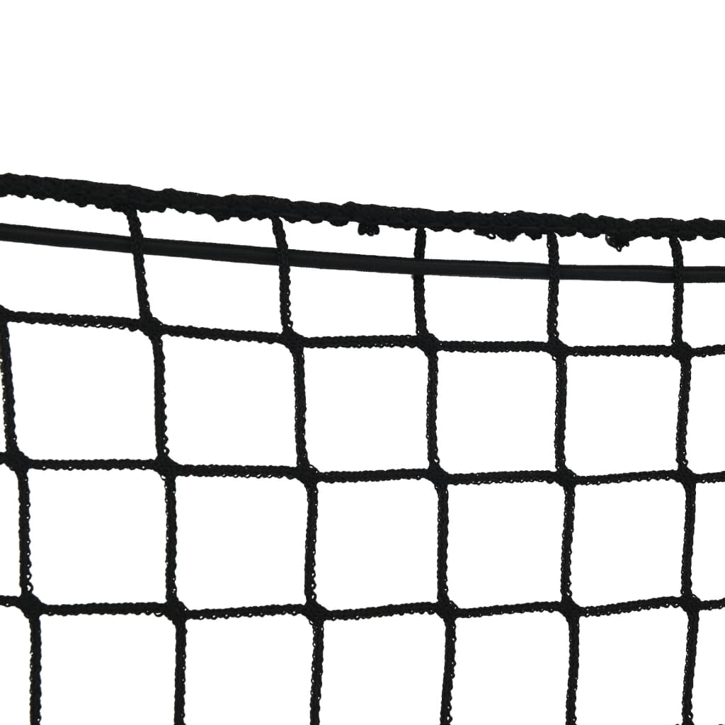 Rete per Rimorchio con Corda Elastica Nero 4,5x2,5 m in PP