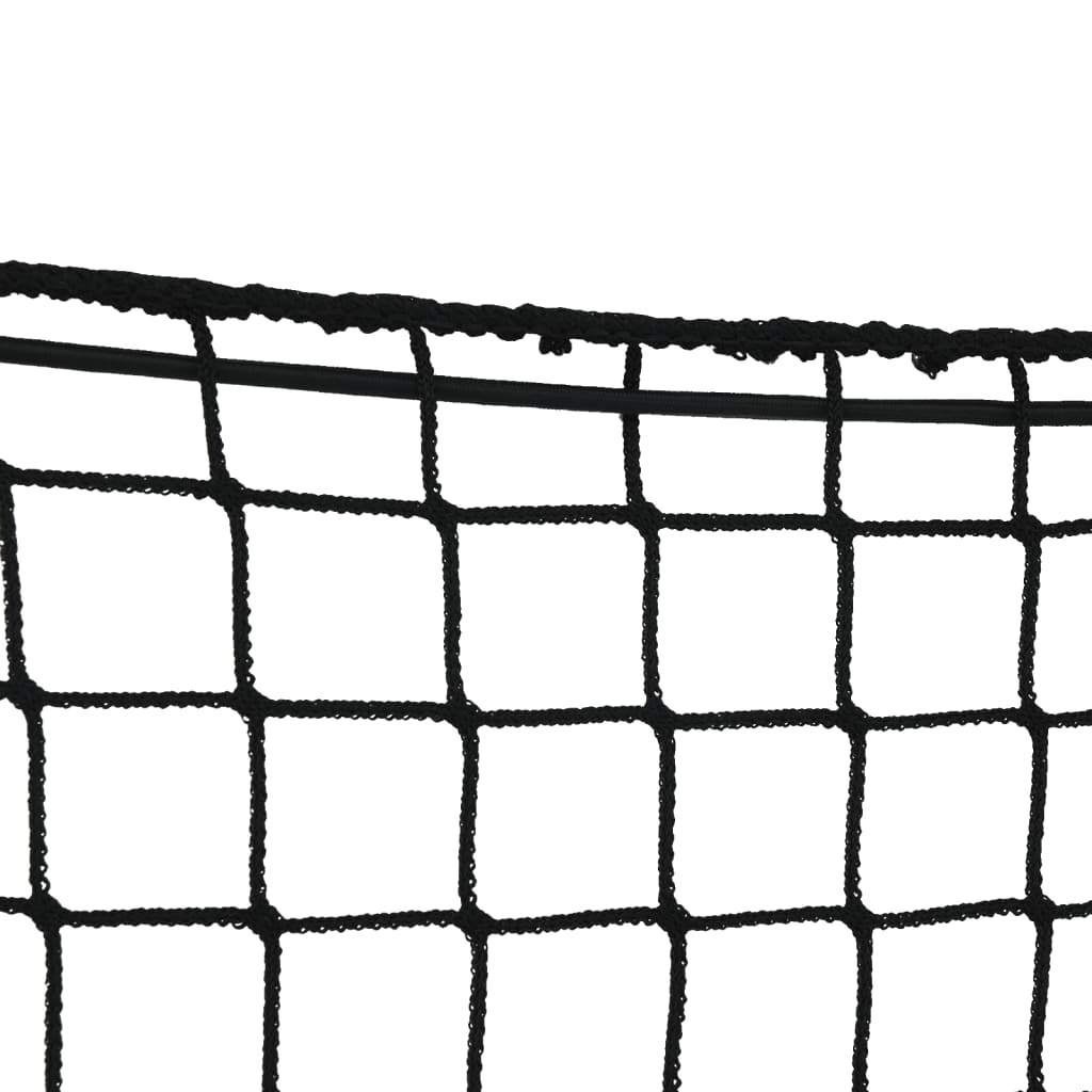 Rete per Rimorchio con Corda Elastica Nero 4x4 m in PP