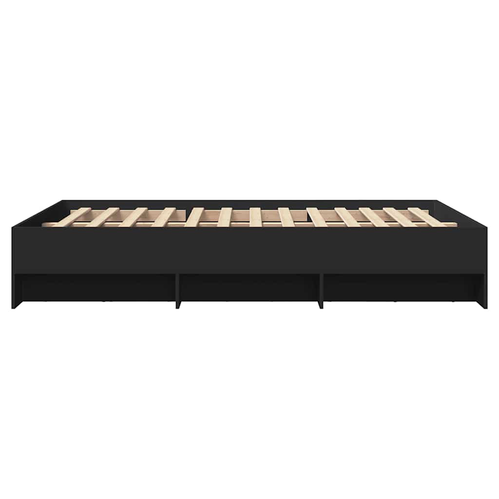 Giroletto Nero 140x200 cm in Legno Multistrato