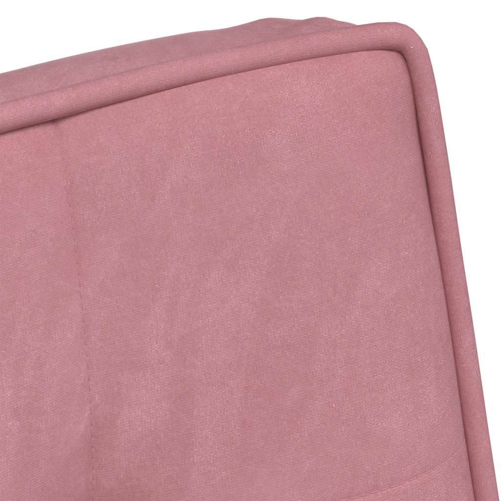 Poltrona Relax 64x74x84 cm Rosa in Velluto