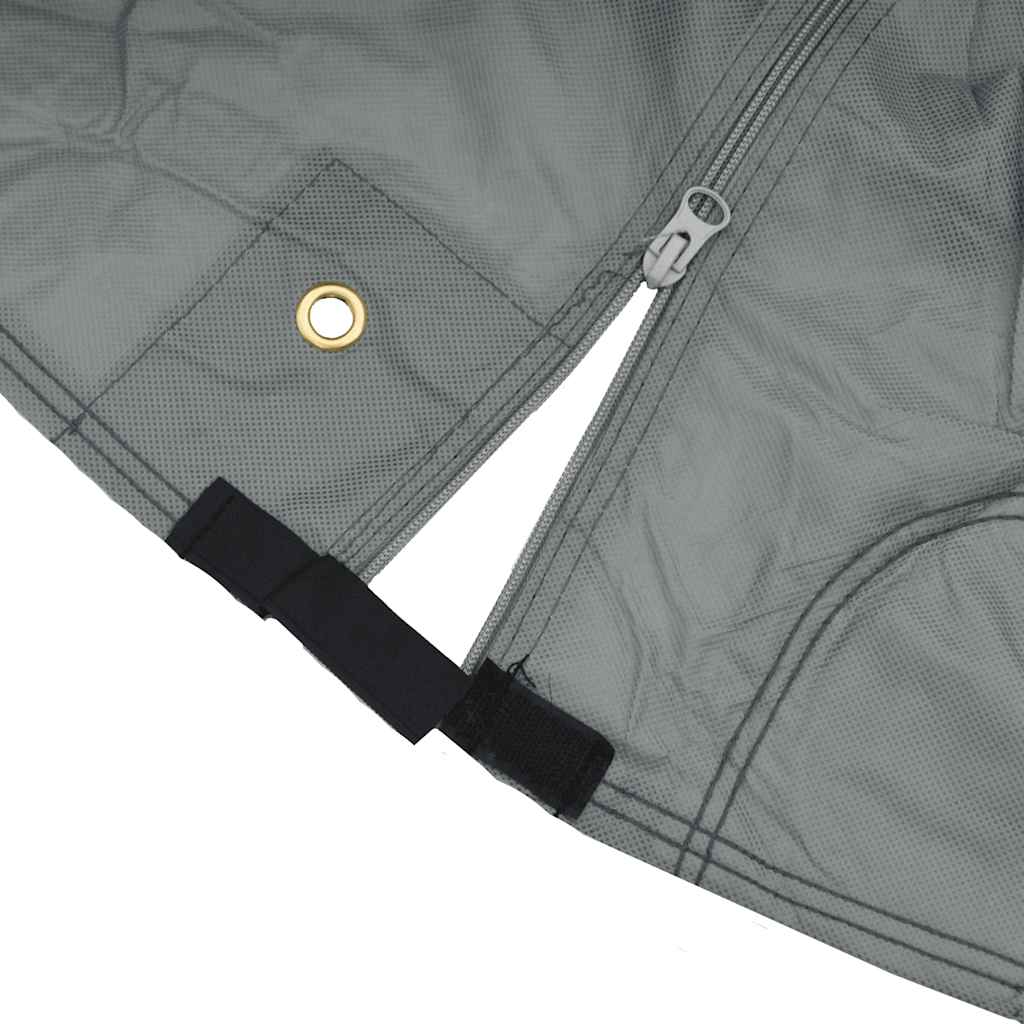 Telo per Roulotte Grigio 460x250x220 cm in Tessuto Non Tessuto