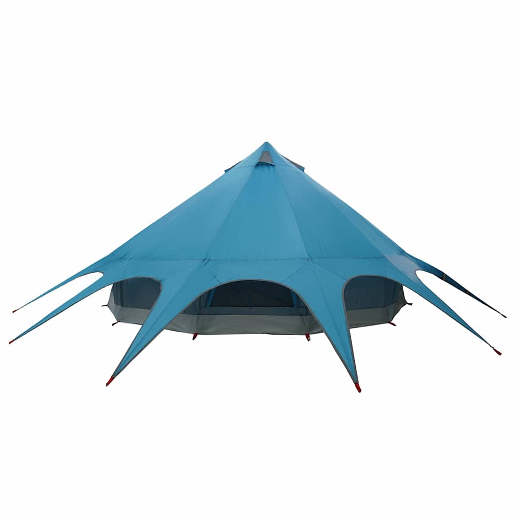 Tenda Teepee per 7 Persone 7 persona Blu e Grigio