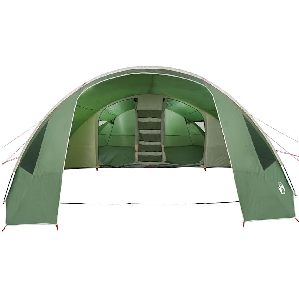 Tenda Tunnel per 6 Persone 6 persona Verde e Bianco