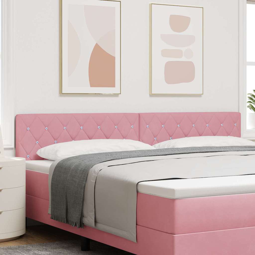 Testiera Rosa 200 cm Velluto