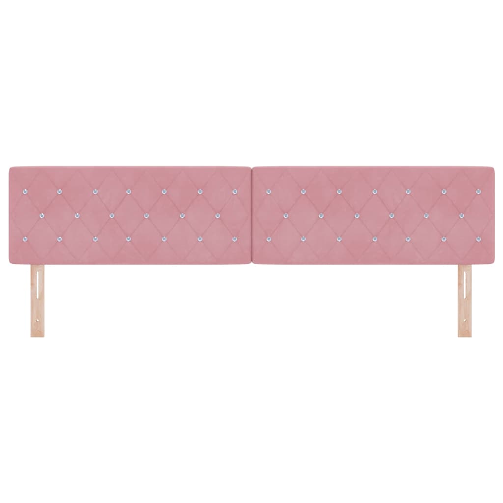 Testiera Rosa 200 cm Velluto