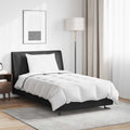 Duvet Invernale con cuscino 2 pz Bianco Piuma d'anatra