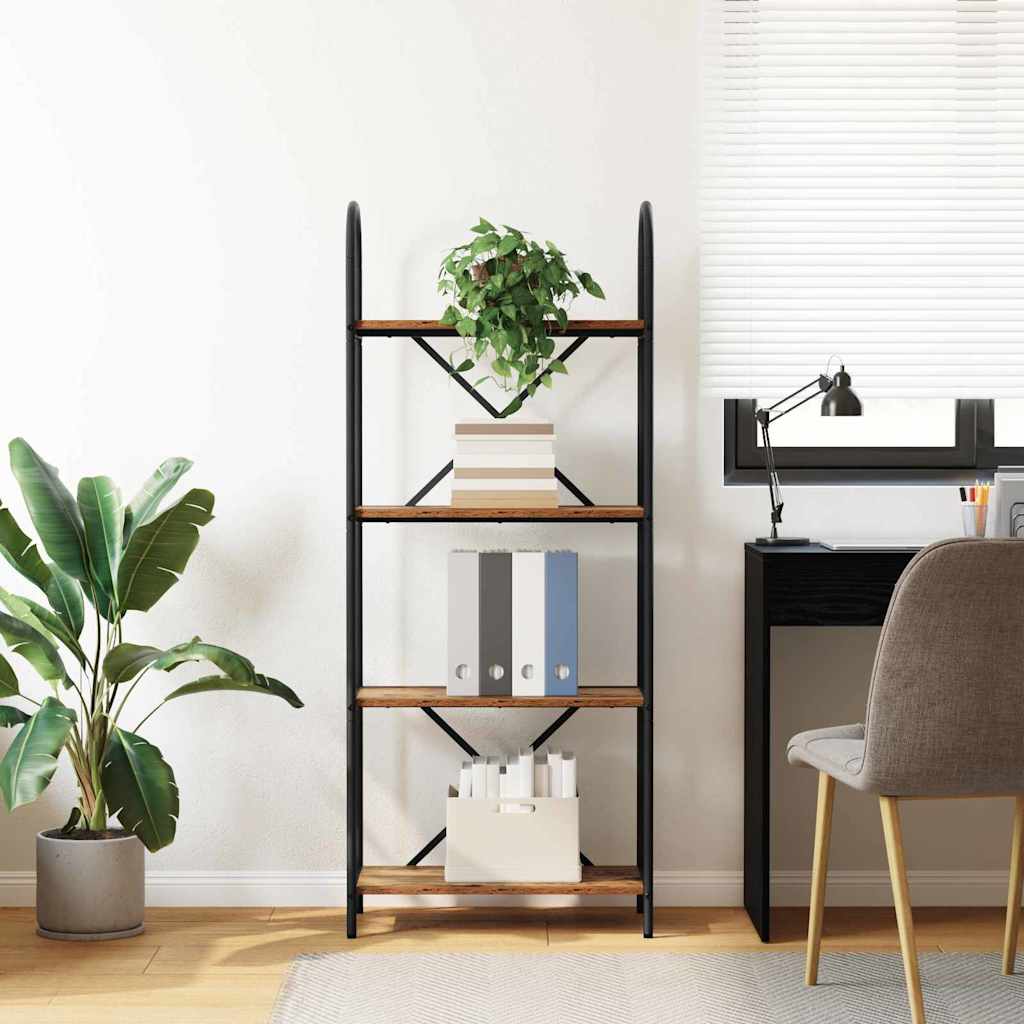 Libreria 4 livelli 60 x 30 x 146 cm Legno ingegnerizzato