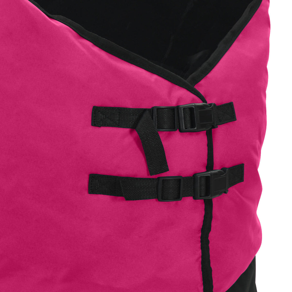 Coperta per Cavalli Rosa e Nero 95 cm Poliestere