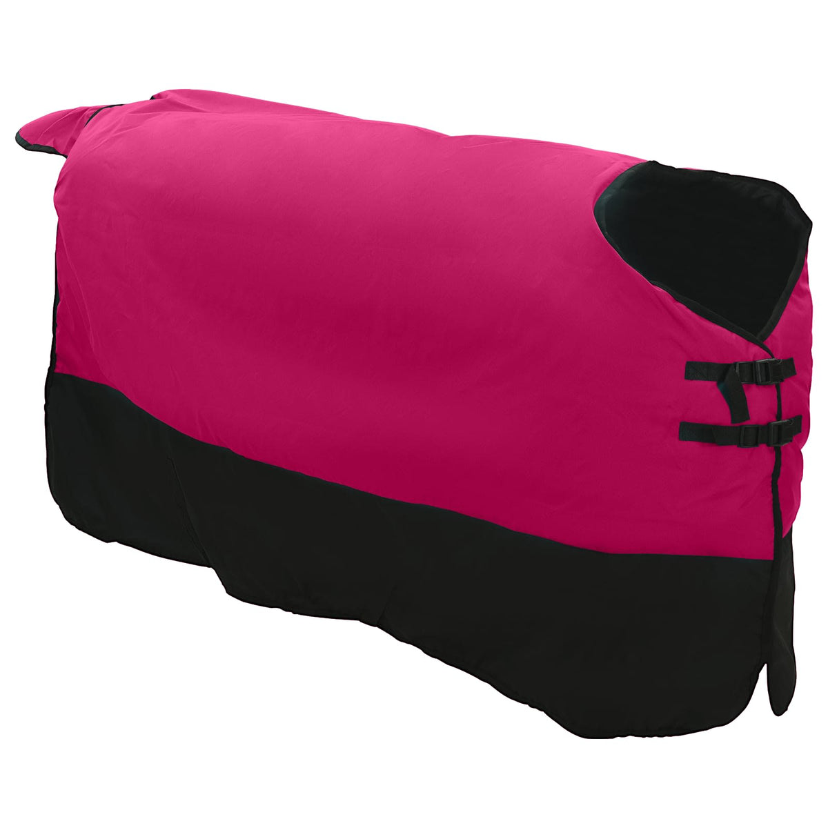 Coperta per Cavalli Rosa e Nero 95 cm Poliestere