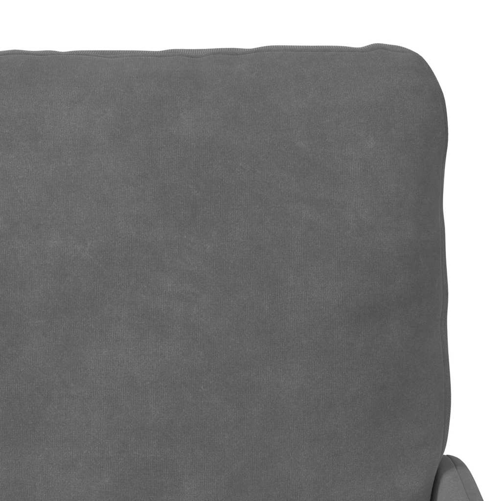 Divani con cuscino 55cm Grigio scuro Legno compensato