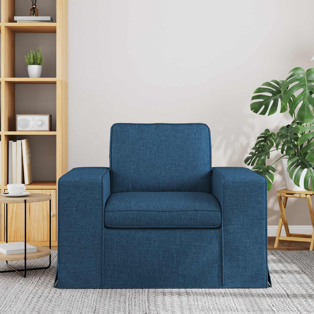 Divano Blu 103 x 80 x 82 cm Tessuto