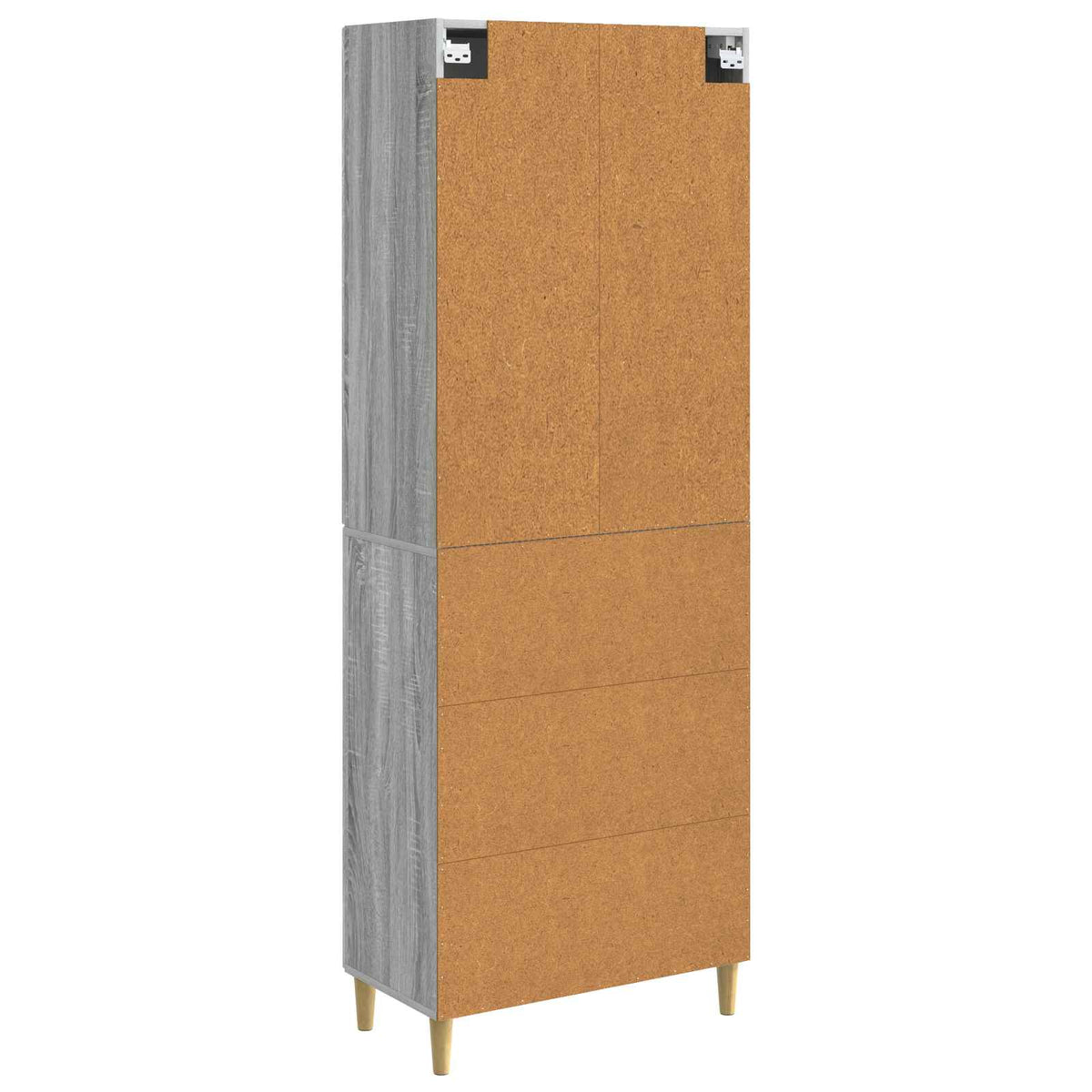Set di armadi 2 pz Sonoma grigio Legno ingegnerizzato