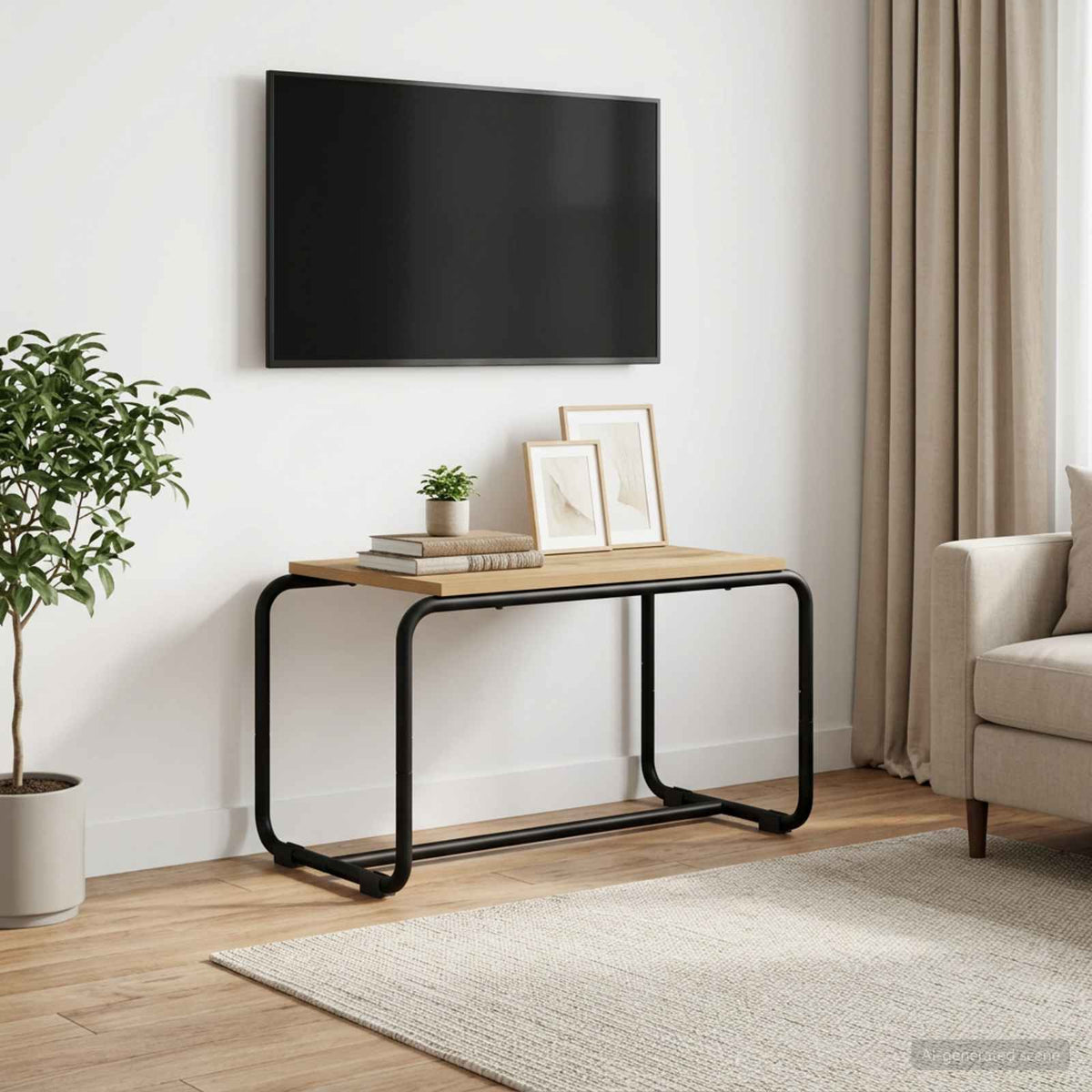 Supporto TV 60 x 35.5 x 42 cm Rovere Artigianale