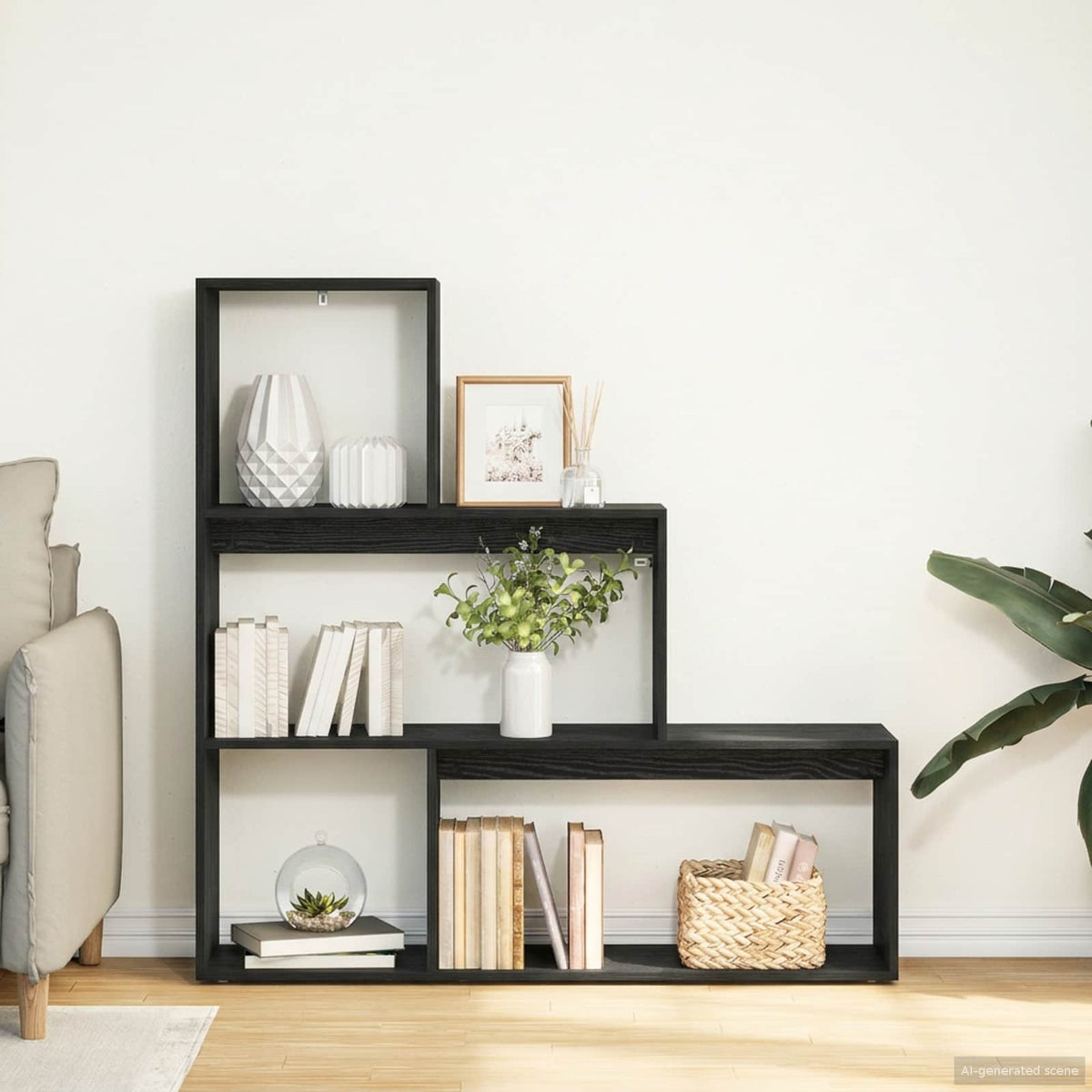 Libreria divisoria 123 x 29 x 123 cm Legno ingegnerizzato