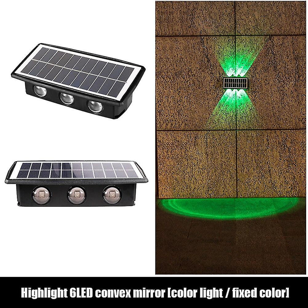 Luci da parete per esterni solari a led resistenti al calore faretto da parete a doppia testa ricaricabile impermeabile