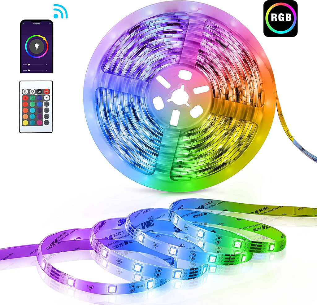 Striscia Strip Led Usb Rgb Per Retroilluminazione 2Mt 3 Mt 5Mt