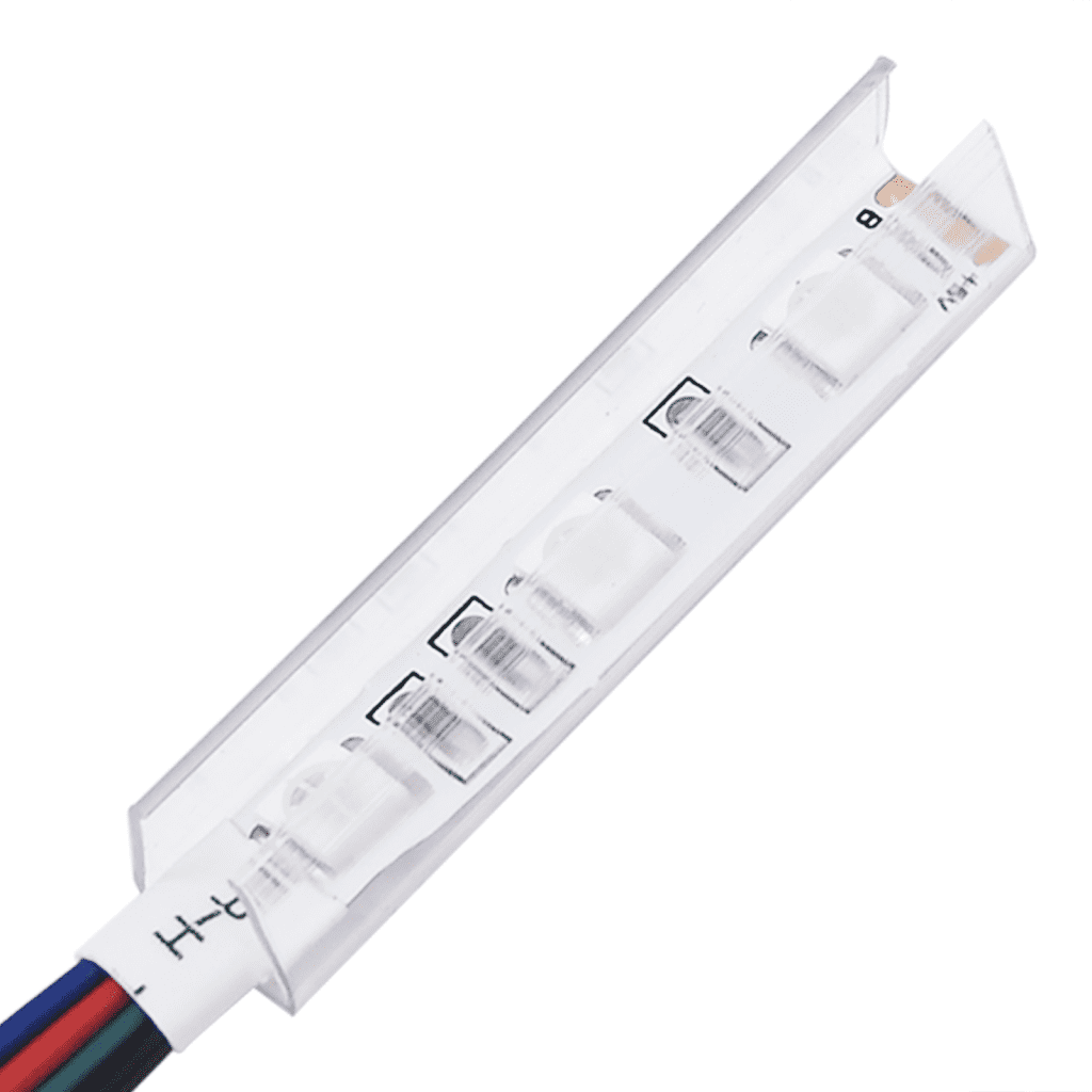 Testiera a LED Nera 183x16x118/128 cm in Similpelle