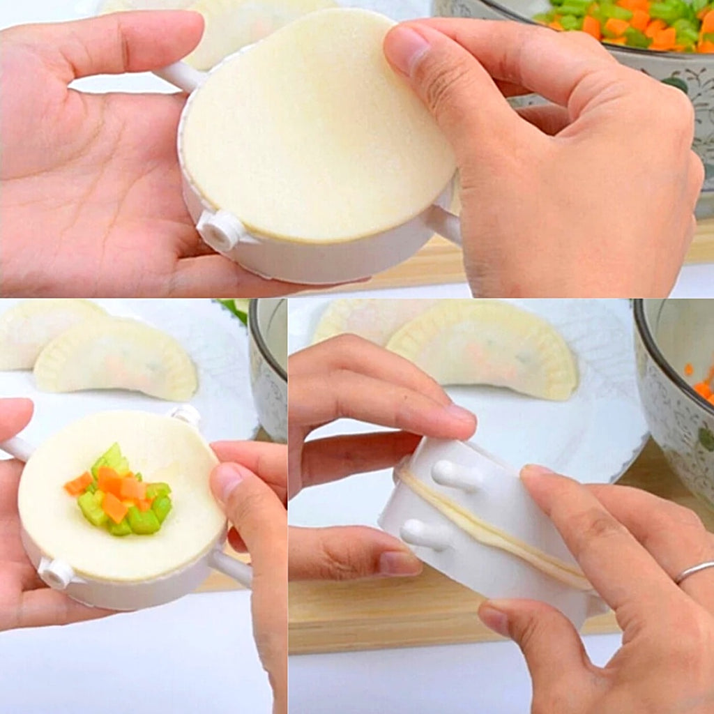 Stampo stampi forma calzoni panzerotti ravioli per pasta ripiena set 4 pezzi