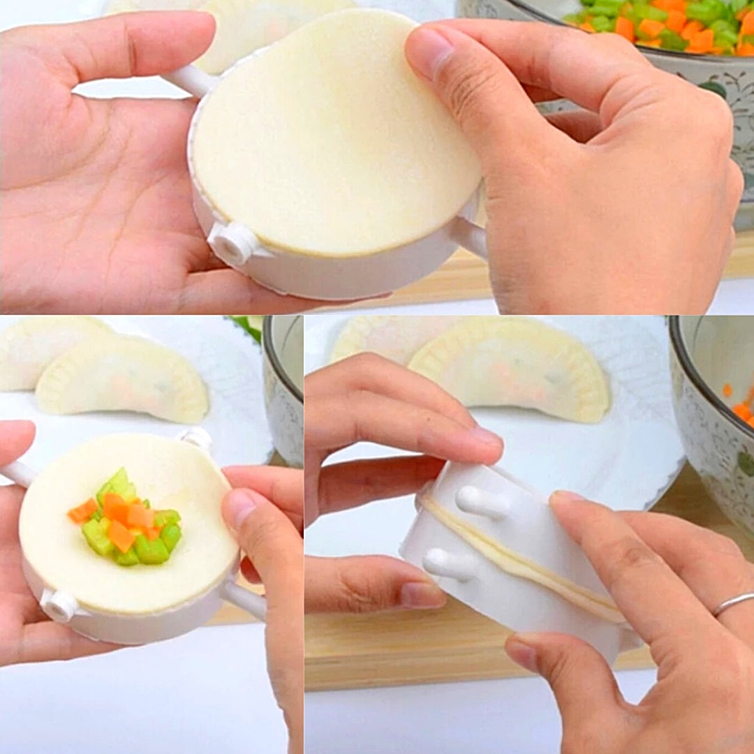 Stampo stampi forma calzoni panzerotti ravioli per pasta ripiena set 4 pezzi