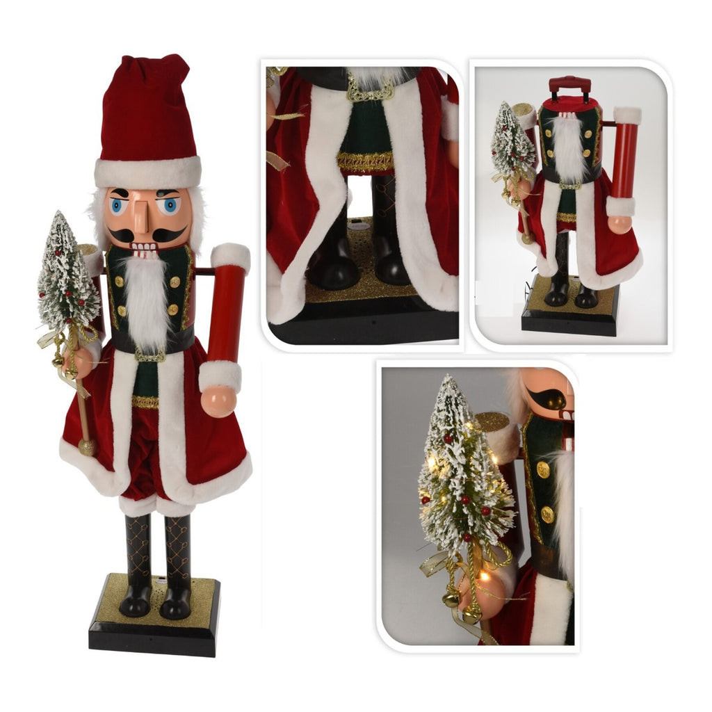 Musicista schiaccianoci babbo natale Alt.38 cm