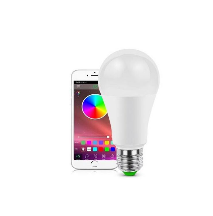 Lampadina intelligente bluetooth RGB E27 10W