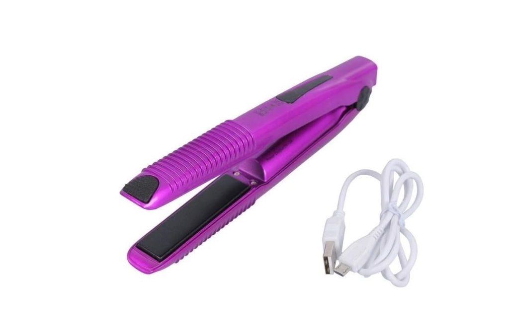 Piastra per capelli Andowl piastra per capelli temperatura massima 200 gradi 20 W viola