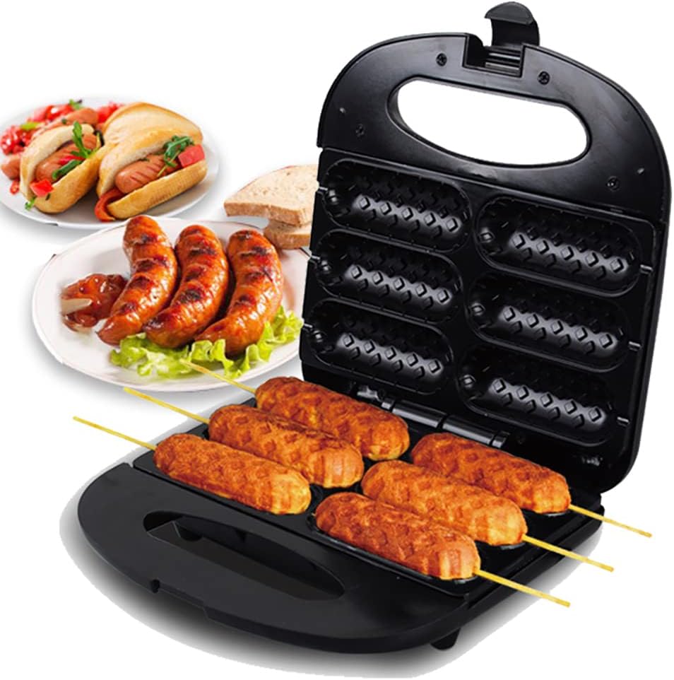 Macchina per hot dog a doppio lato fai 6 hot dog rapidi in pochi minuti