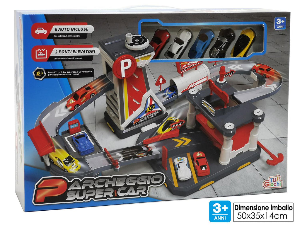 Parking Rally Track 2 piani con 6 auto