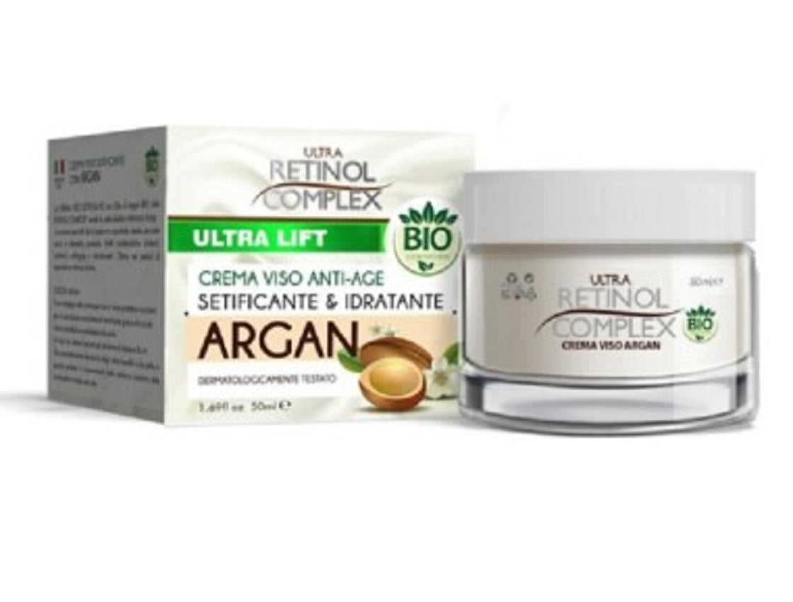 Ultra Retinol Complex Crema Viso Anti-Age Argan Bio 50 Ml