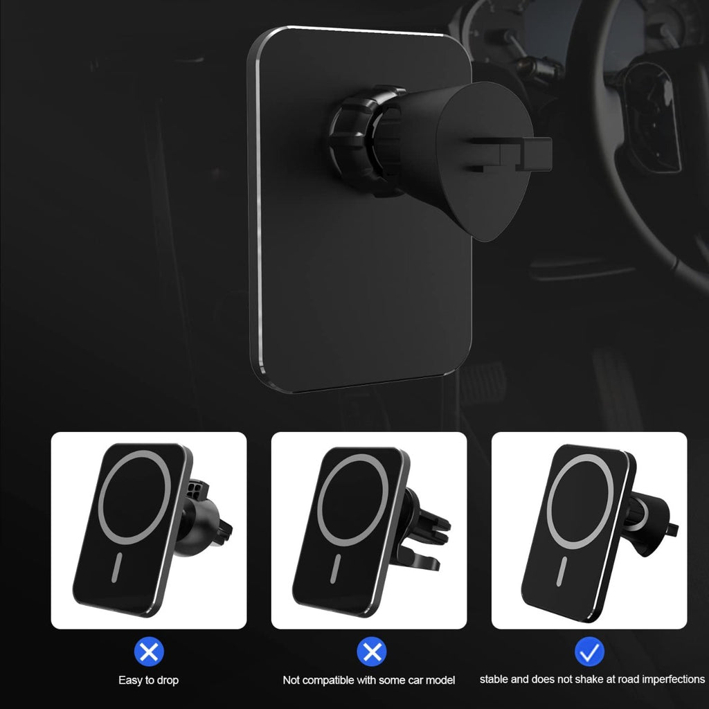 Mobigear MagSafe - Portacellulare per auto Bocchette aria con Magnete - Nero
