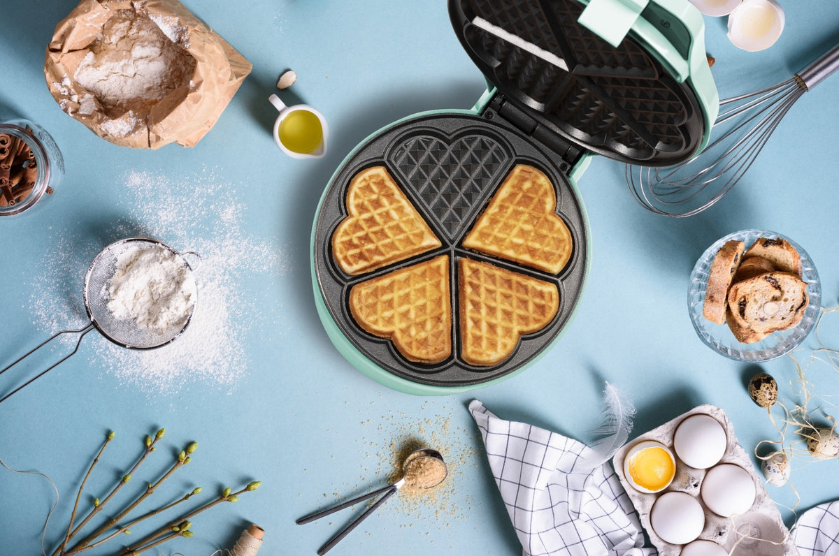 Mini Waffle Maker Multiuso - Macchina per Snack e Colazioni Pratiche