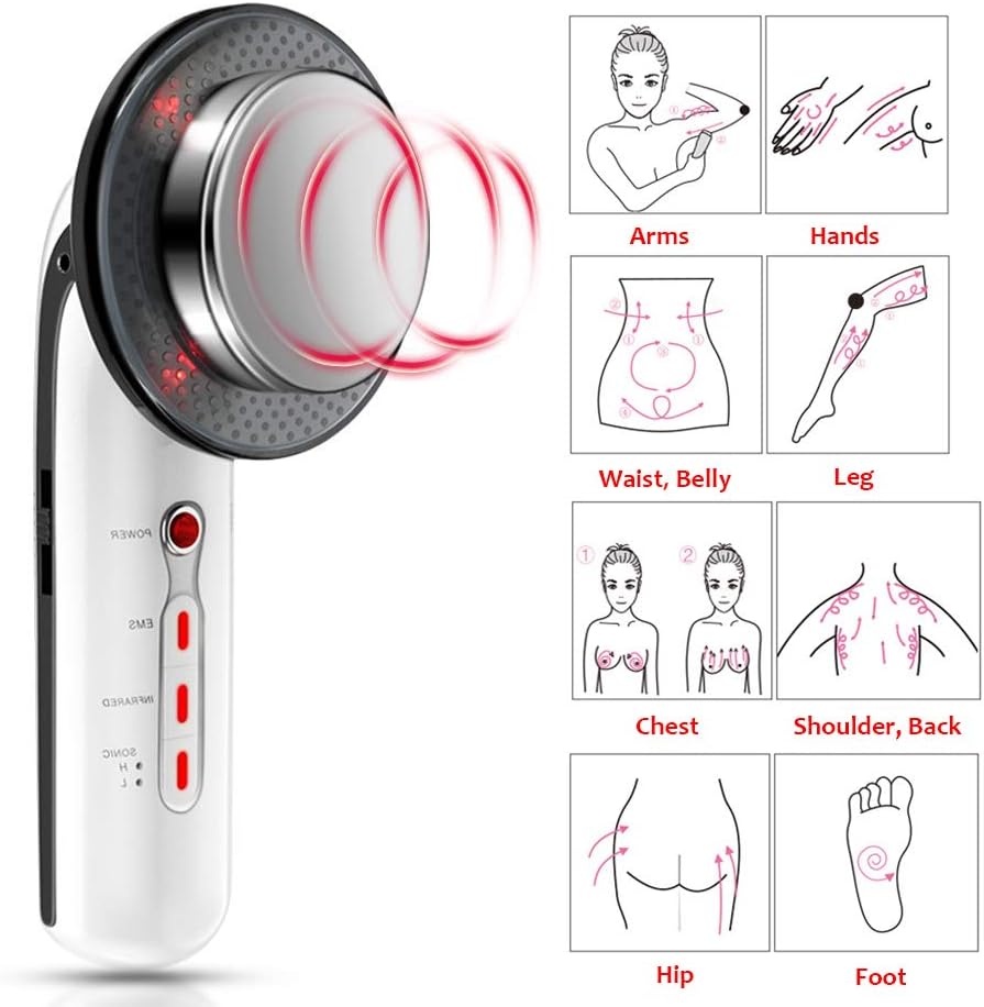 Dispositivo dimagrante per il corpo 3 in 1 massaggiatore anticellulite portatile