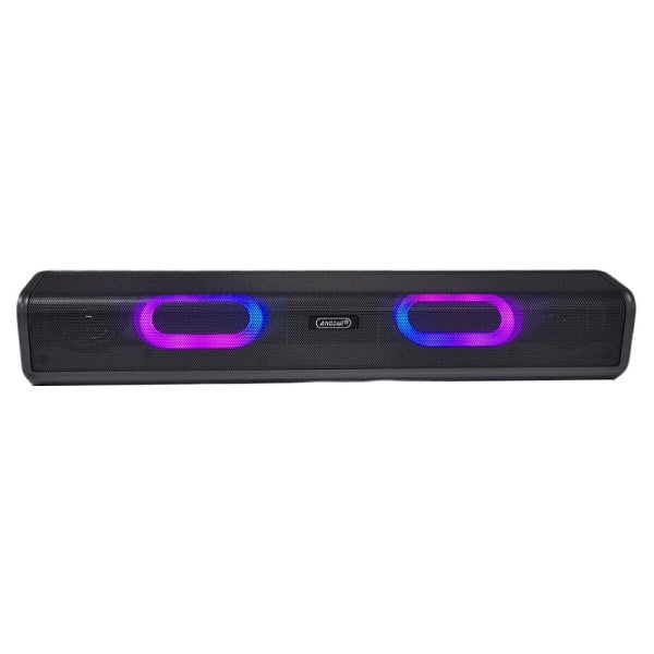 Cassa bluetooth 5.0 speaker microfono barra soundbar led rgb wireless q-yx8891
