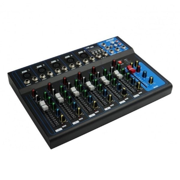Console missaggio mixer professionale 7 channel mixing serie usb bluetooth q-7l