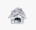 Cuccia Pieghevole per Cani e Gatti, Casa per Animali Domestici con Fondo Impermeabile e Cuscino Rimovibile (43x39x43 rosa)