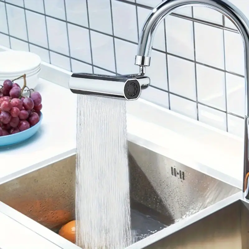 Rubinetto Rotante 360 Gradi, Prolunga Rubinetto Aeratore con Filtro Antispruzzo, Rubinetto Bagno
