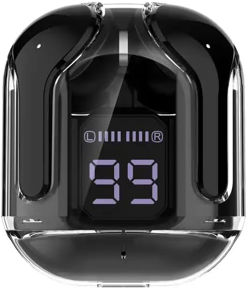 Cuffie bluetooth trasparenti tws auricolari bluetooth con custodia di ricarica