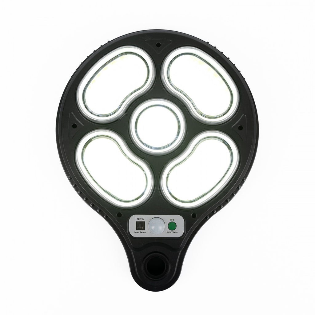 Proiettore solare COB HB-303, copertura 100 m2, con telecomando e sensore di movimento