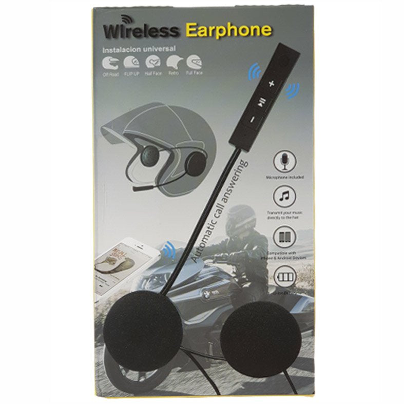 Auricolare Bluetooth da  casco per motociclisti.