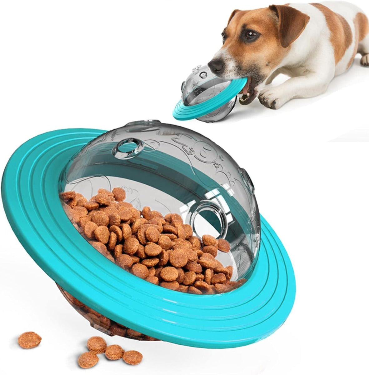 Ciotola gioco cane frisbee cibo per cani giocattolo cane interattivo ed educativo