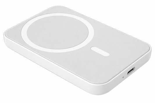 Power Bank Magnetico  F0-9001 12000mAh con Ricarica Wireless Qi e Cavo USB-C Lightning