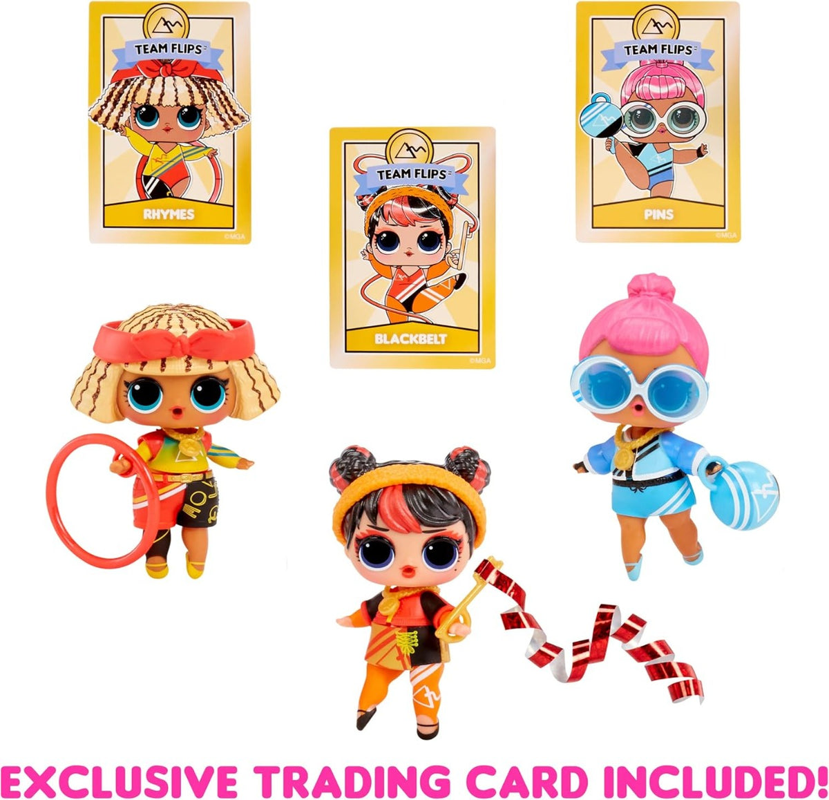 LOL Surprise All Star Sports Ginnastica – Bambola da Collezione con 8 Sorprese