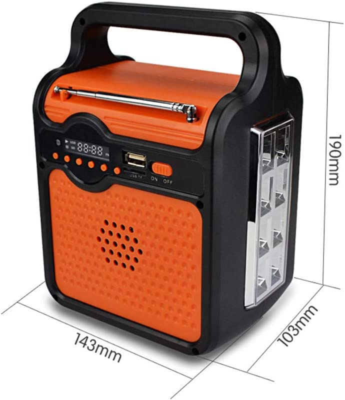 Kit generatore di Pannelli a energia Solare Illuminazione di Ricarica di Emergenza