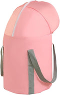 Secchio per Pediluvio Pieghevole Portatile – Con Borsa per il Viaggio e Materiale Impermeabile ROSA