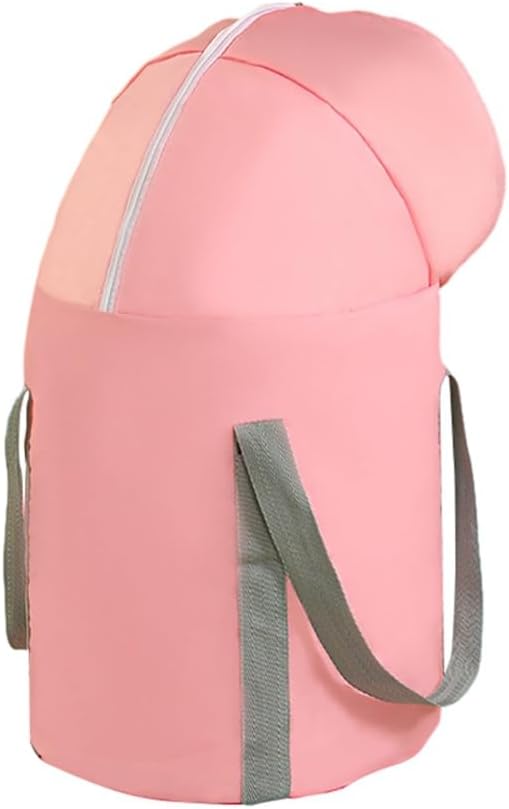 Secchio per Pediluvio Pieghevole Portatile – Con Borsa per il Viaggio e Materiale Impermeabile ROSA