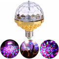 Lampada a led  da palcoscenico con luce a sfera magica rotante colorata per feste in casa