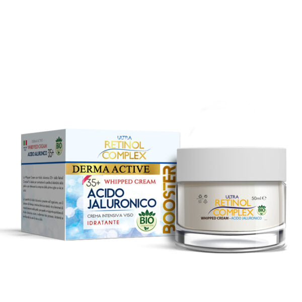 Crema Nutriente e Idratante con Acido Ialuronico – Trattamento Rigenerante 35+ per Viso e Collo – 50 ml